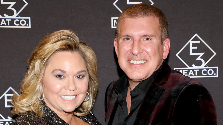 A shoulders-up shot of Todd Chrisley and Julie Chrisley