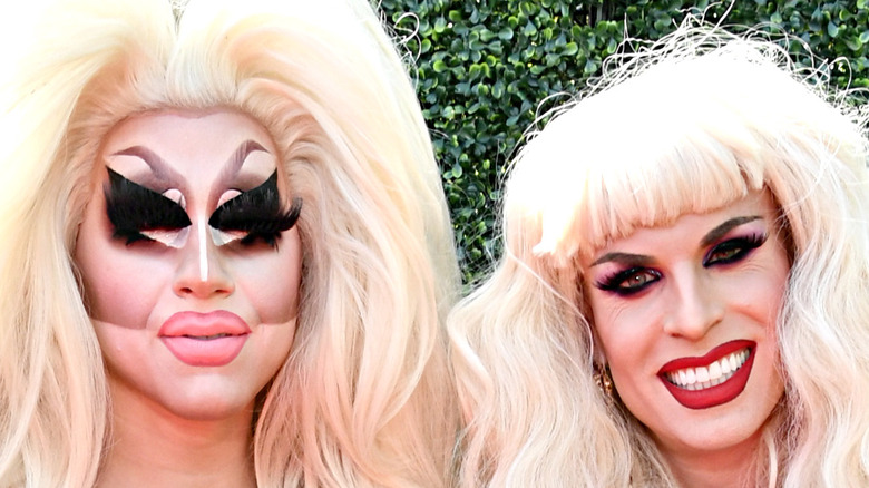 Trixie Mattel and Katya on the red carpet