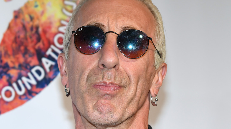 Dee Snider wearing dark glasses