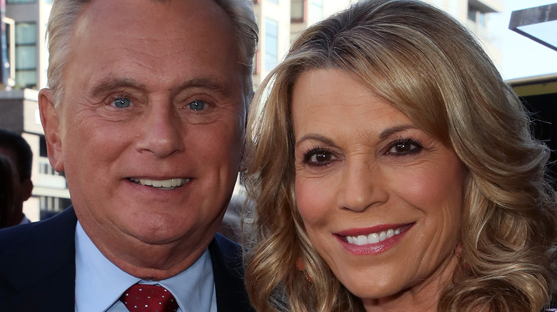 Vanna White and Pat Sajak on the Hollywood Walk of Fame