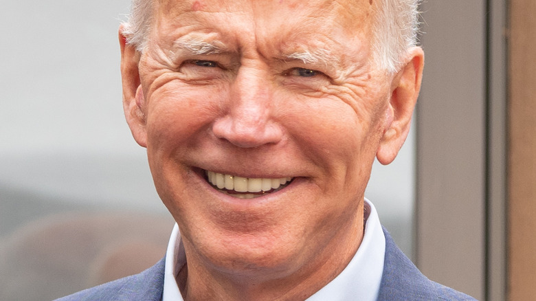 Joe Biden smiling