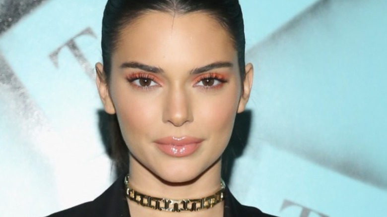 Kendall Jenner rocking a custom choker