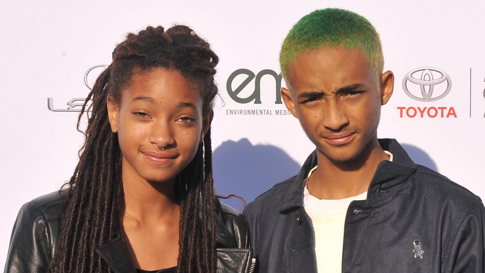 Willow and Jaden Smith in 2017 at an event