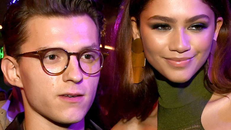 Zendaya and Tom Holland at Oscars