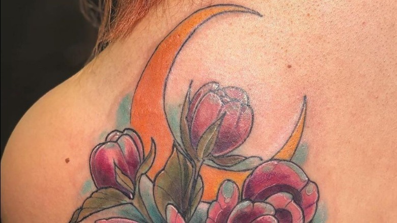 45 Hypnotic Patterns of Moon Tattoos | Moon tattoo, Moon tattoo designs,  Tattoo designs and meanings
