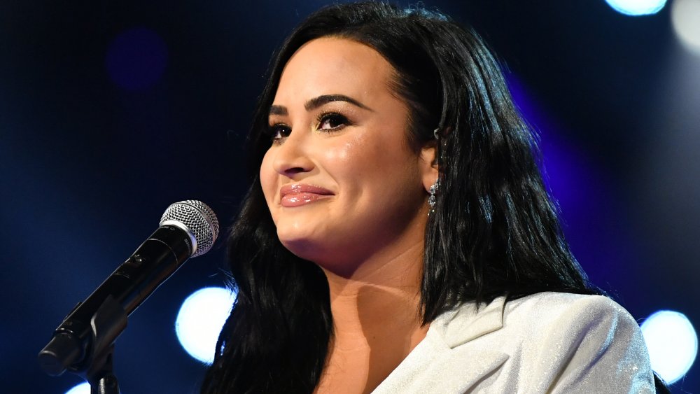 Demi Lovato performing "Anyone" at the 2020 Grammy Awards