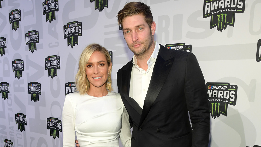 Kristin Cavallari and Jay Cutler pose together at event