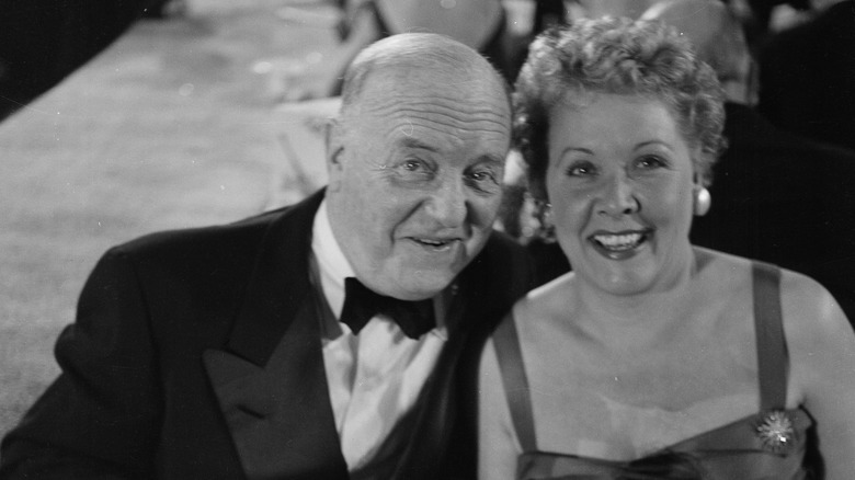 Actress Vivian Vance poses with co star William Frawley during the Emmy Awards in Los Angeles,CA.