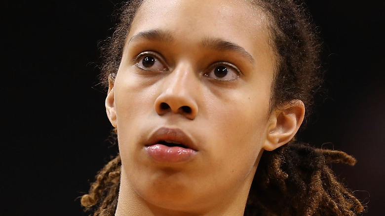 Brittney Griner playing basketball 