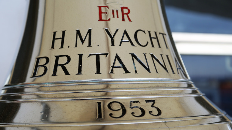 Bell on the H.M. Yacht Britannia