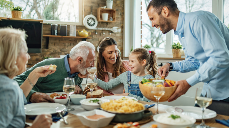 A family meal 