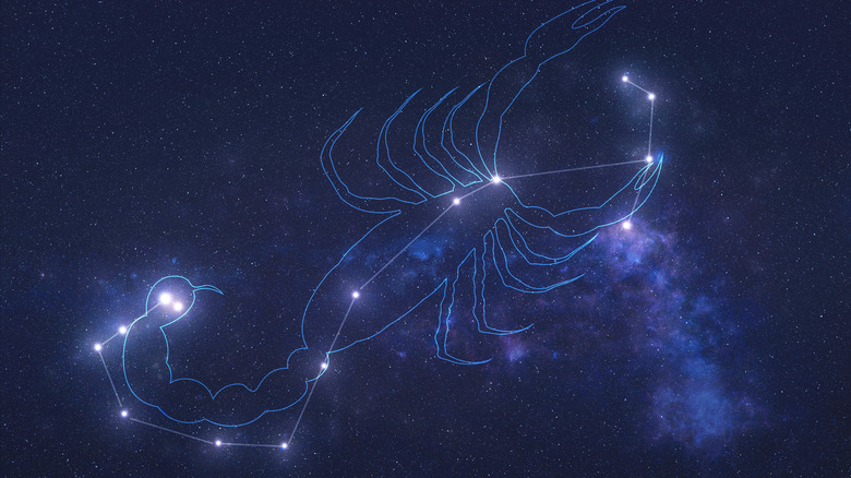 Scorpio constellation 