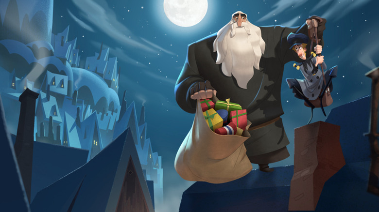 Klaus holding up Jesper