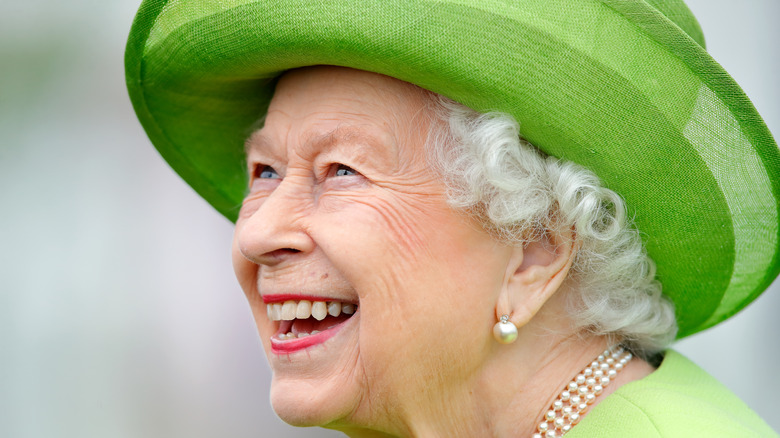 Queen Elizabeth II smiling 