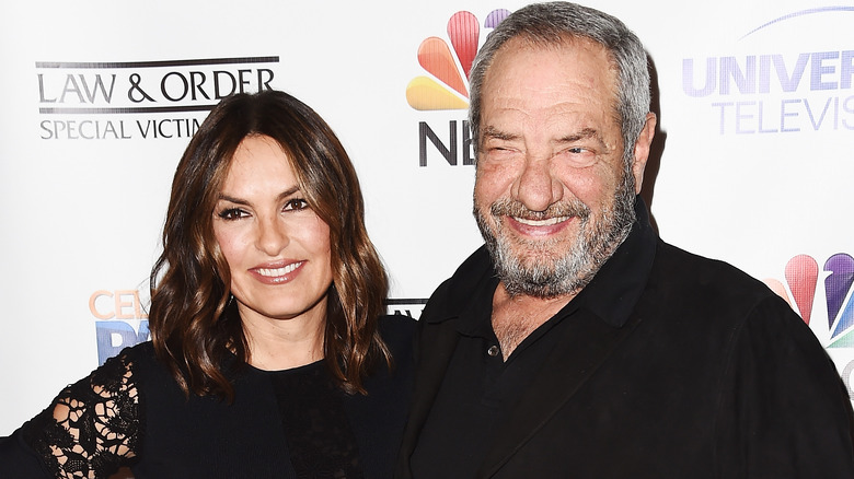 Dick Wolf and Mariska Hargitay smiling 