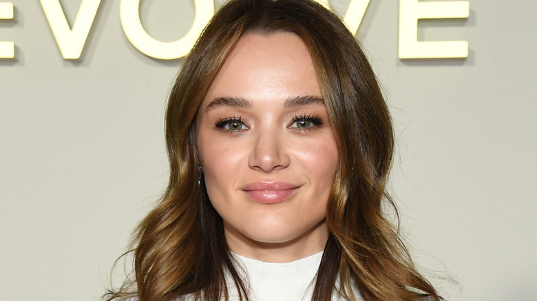 Hunter King poses at an event. 