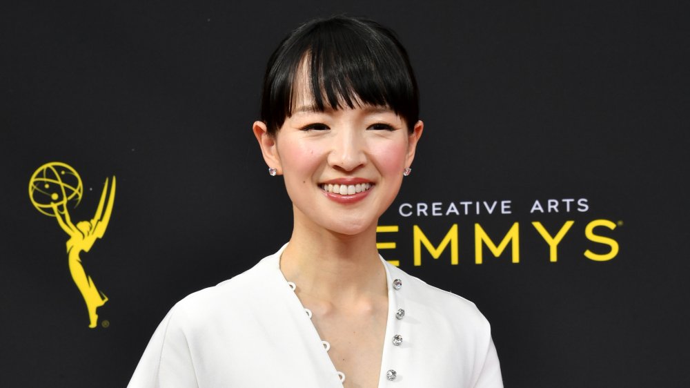 Marie Kondo smiling at the Emmys