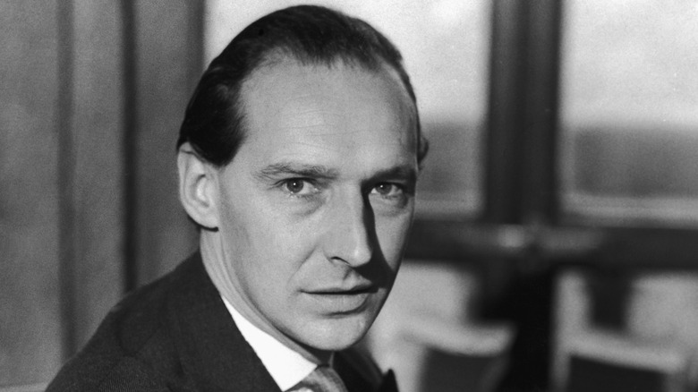 David Ormsby-Gore looking serious