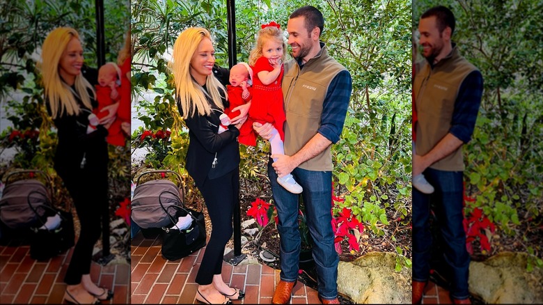 Kayleigh McEnany posing with Sean Gilmartin and their children