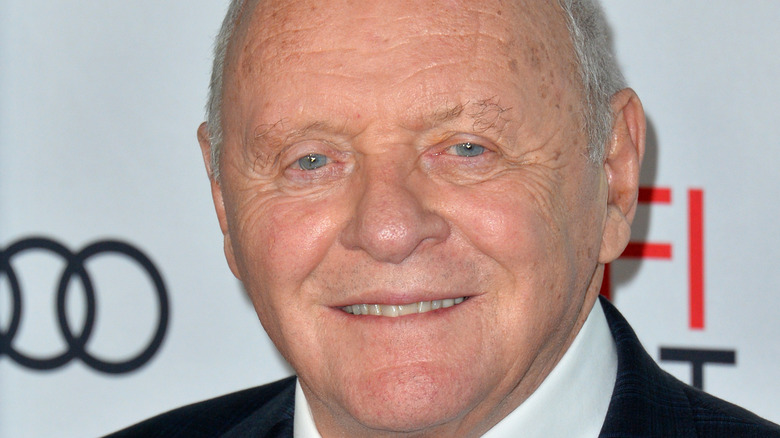 Anthony Hopkins smiling