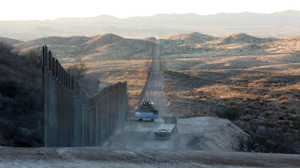 The US-Mexico border wall 