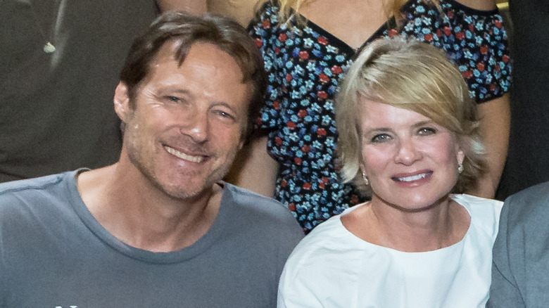 Matthew Ashford and Mary Beth Evans smiling