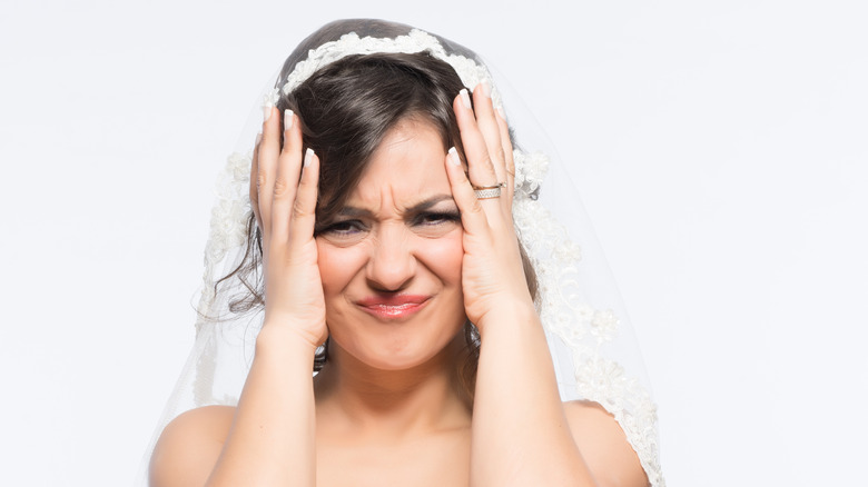 frustrated bride