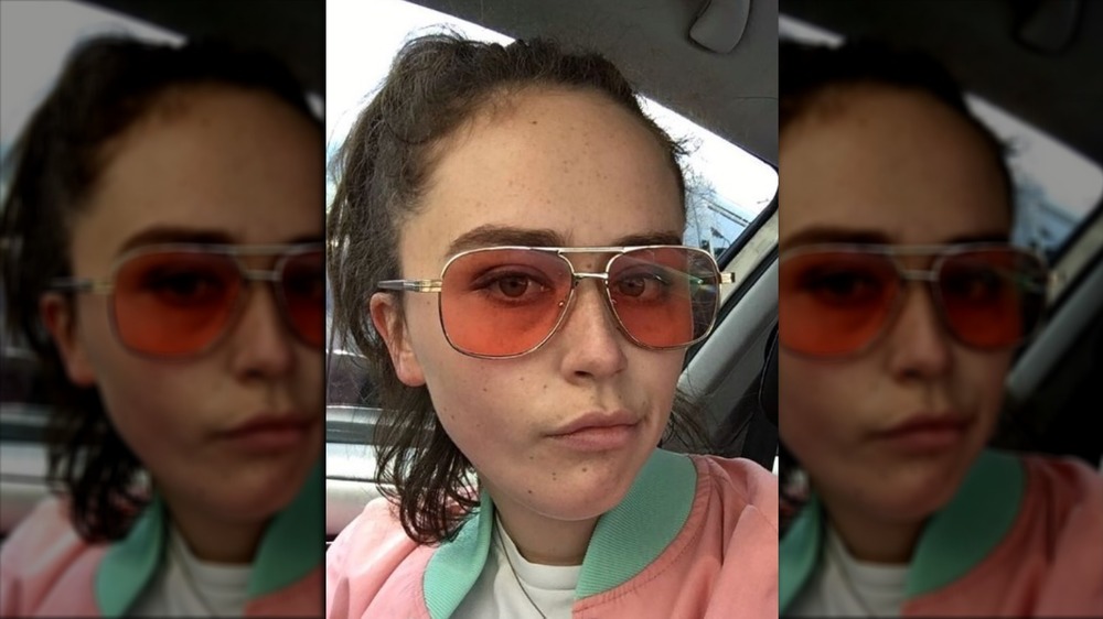 Ella Emhoff in sunglasses