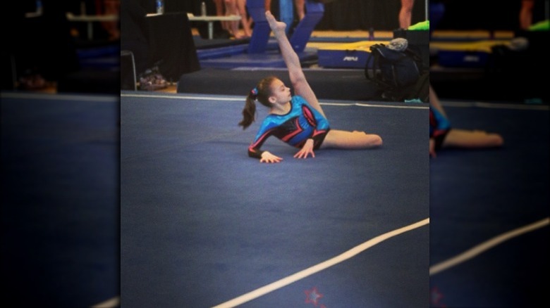 Grace McCallum doing gymnastics when she was young