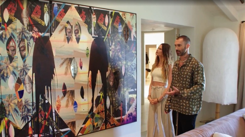 Adam Levine and Behati Prinsloo.