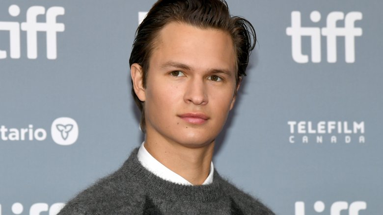 Ansel Elgort close-up