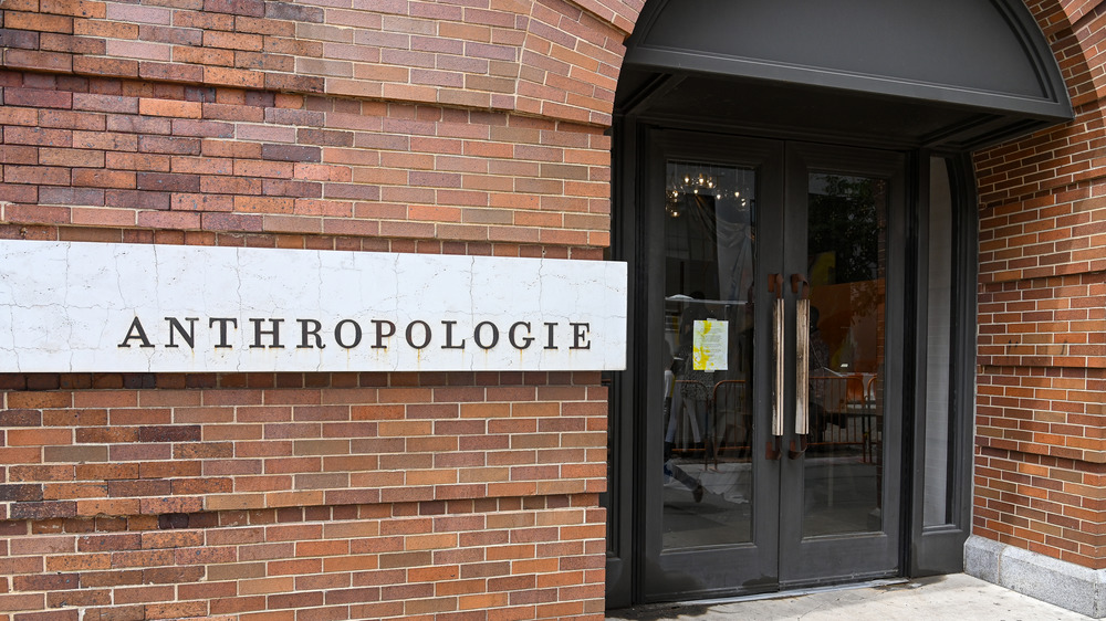 Exterior of an Anthropologie store