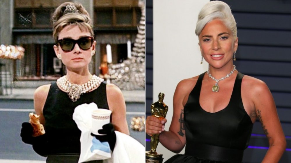 Audrey Hepburn and Lady Gaga