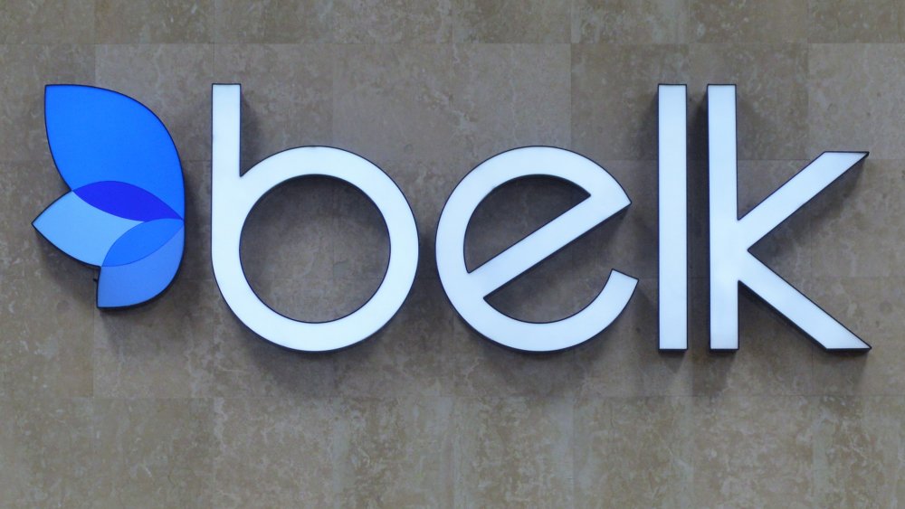 front of Belk store