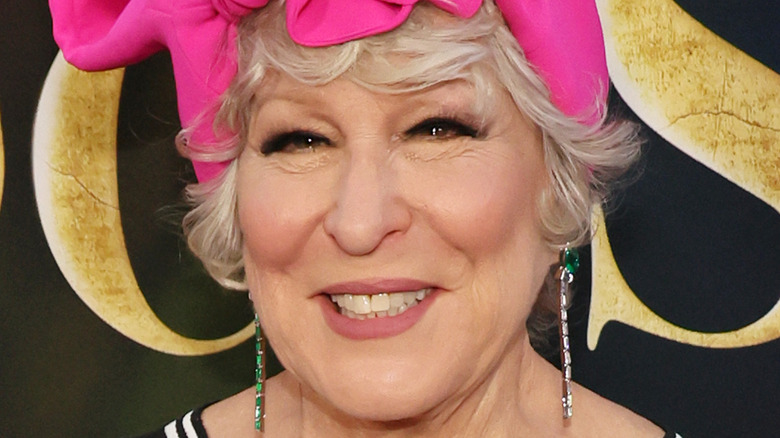 Bette Midler pink turban