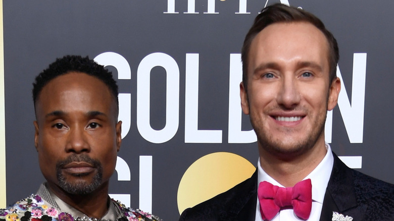 Billy Porter and Adam Smith at the 2019 Golden Globe Awards