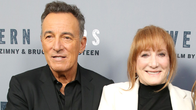 Bruce Springsteen and Patti Scialfa at a premier in 2019