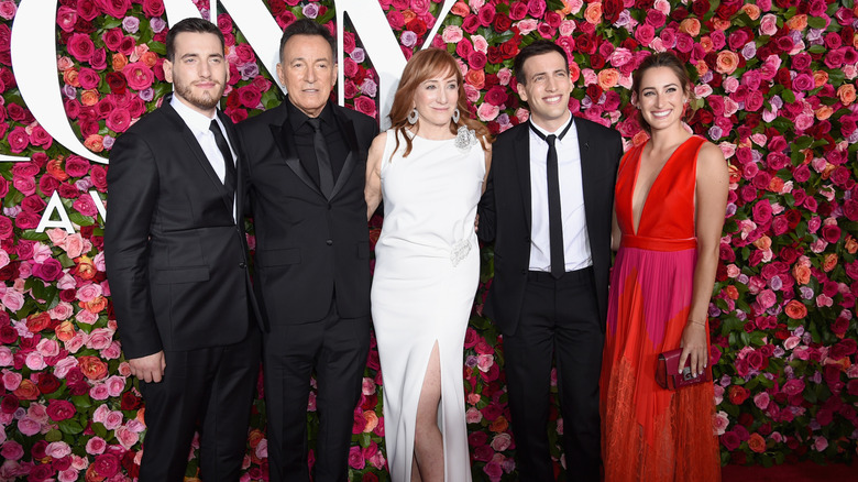 Bruce Springsteen, Patti Scialfa and their three children