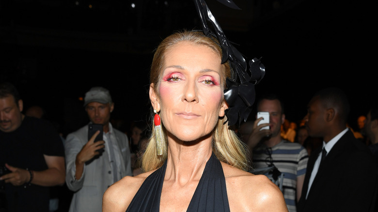 Céline Dion posing