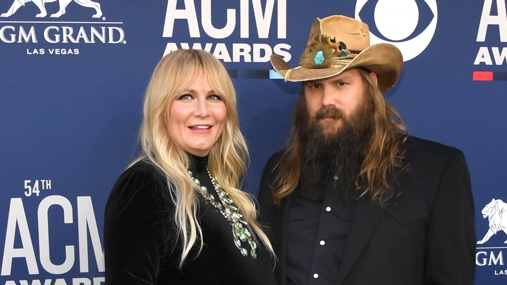 Chris Stapleton and his wife, Morgane Stapleton