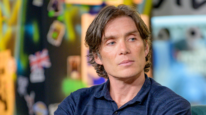 Cillian Murphy blue shirt