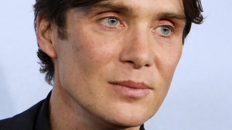 Cillian Murphy blue background 