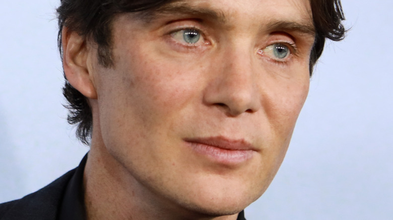 Cillian Murphy blue background