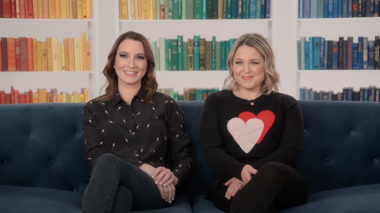 Clea Shearer, Joanna Teplin being interviewed