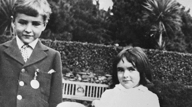 Elizabeth Taylor and brother