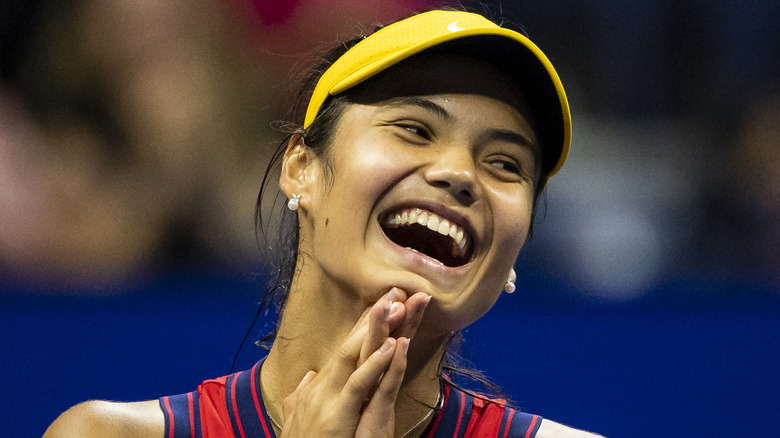 Emma Raducanu smiling