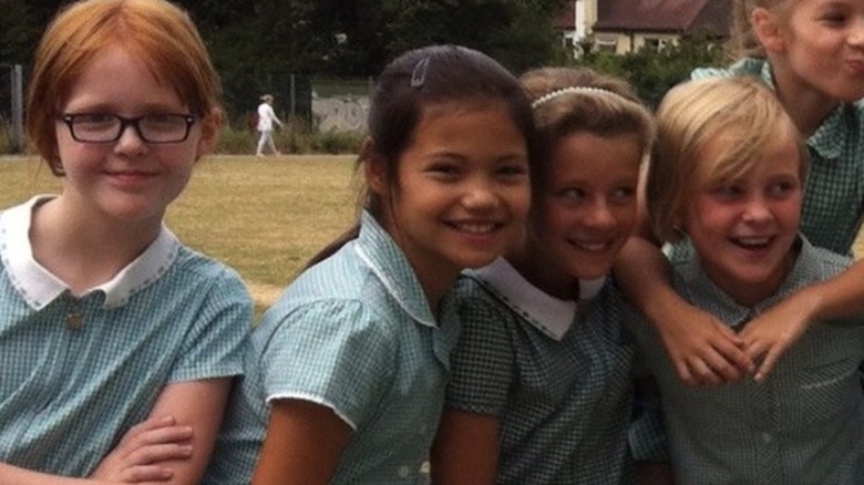 Emma Raducanu as a schoolgirl