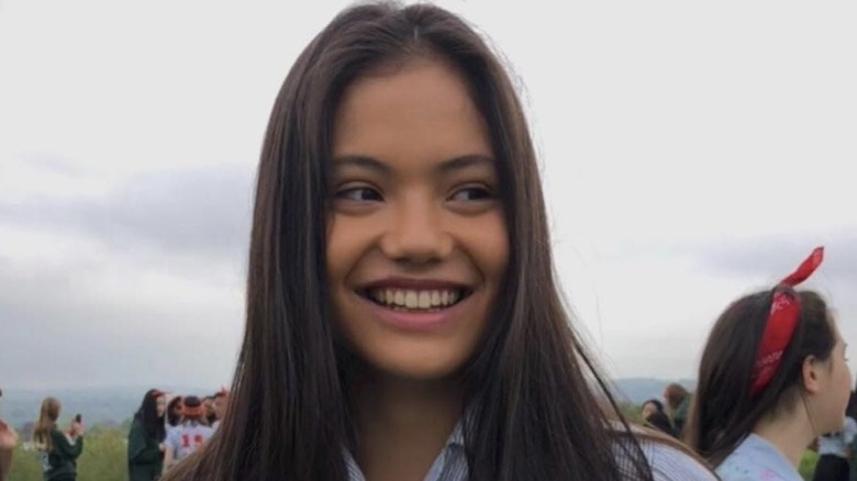 Emma Raducanu at school
