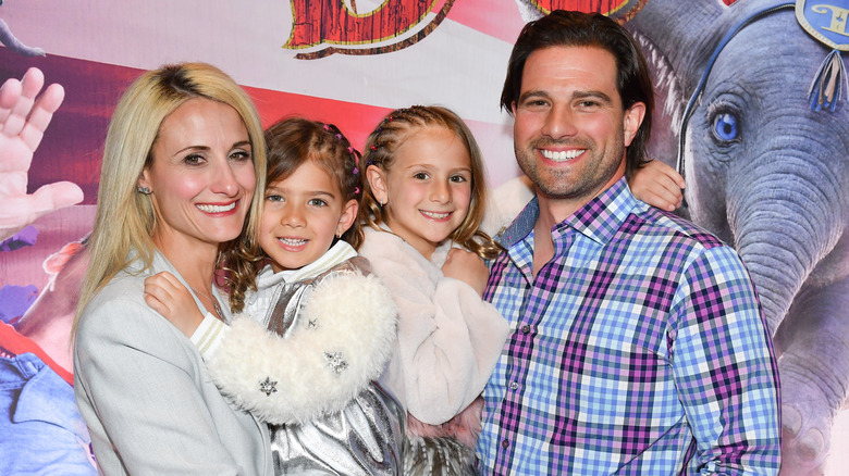 Scott McGillivray with his wife and their daughters at an event