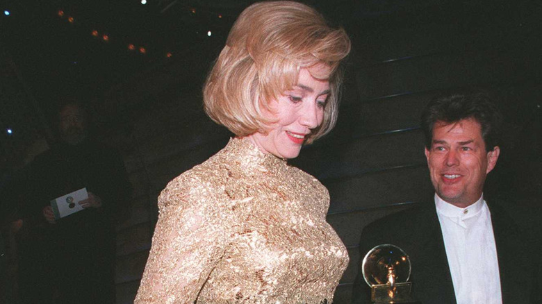 Hillary Clinton winning a Grammy